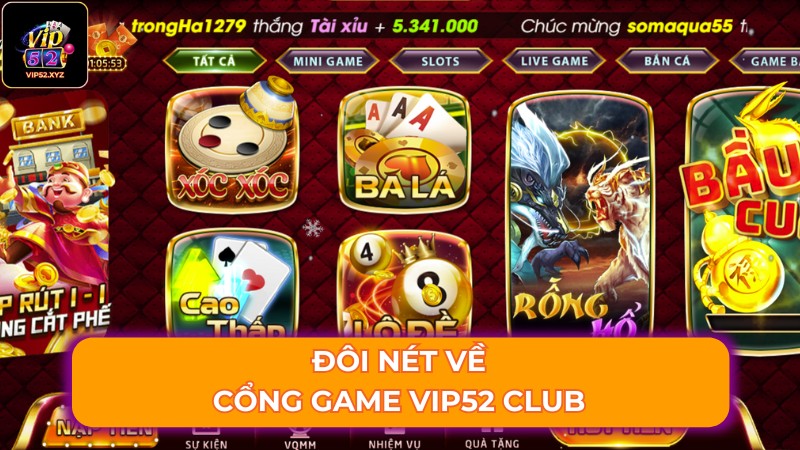 Giới thiệu đôi nét về cổng game Vip52 Club Giới thiệu đôi nét về cổng game Vip52 Club